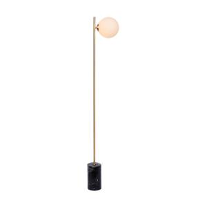 Lampadaire en bronze doré de 150 cm - Pied en marbre