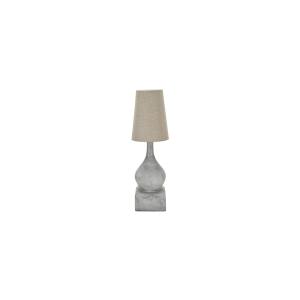 Lampadaire en ciment gris H110