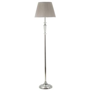 Lampadaire en métal argenté Ø 40x164 cm
