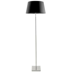 Lampadaire en métal chromé, H: 160cm