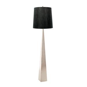 Lampadaire en métal nickel poli H:181cm