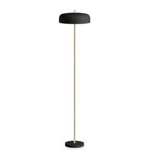 Lampadaire en métal, noir H : 135cm