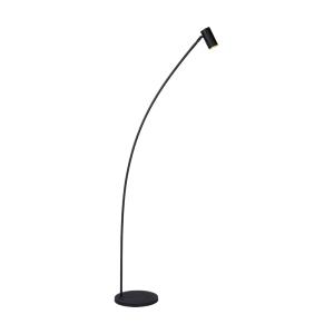 Lampadaire en noir et en or en hauteur métallique 180 cm