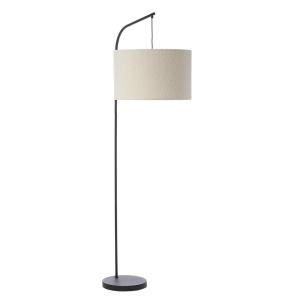lampadaire en textile blanc, h. 170 cm