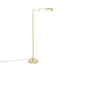 Lampadaire laiton LED variateur tactile