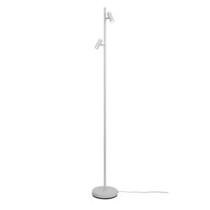 Lampadaire led blanc minimaliste avec 2 points lumineux rég…