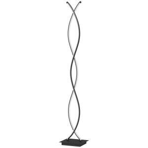 Lampadaire LED design spirales H. 140 cm aluminium acryliqu…