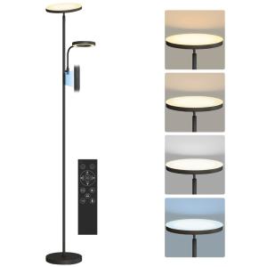 Lampadaire LED dimmable 4 couleurs variation continue 4 mod…