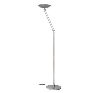 Lampadaire Led en métal  H 186 cm Gris