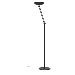 Lampadaire Led en métal  H 186 cm Noir