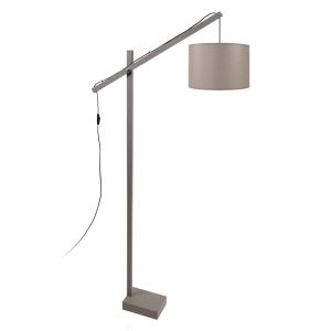 Lampadaire liseuse  bois,Gris ,H180xD 80xP80cm