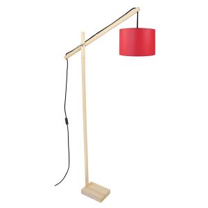 Lampadaire liseuse  bois,naturel,H180xD80xP80 cm