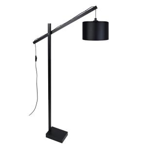 Lampadaire liseuse  bois,Noir ,H180xD80x P80cm