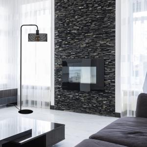 Lampadaire mât H157cm metal  abat-jour métal  noir