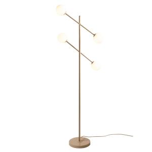 Lampadaire métal beige 48x26x170cm