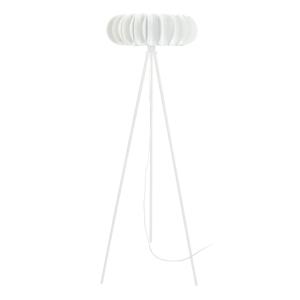 Lampadaire métal blanc  abat-jour blanc