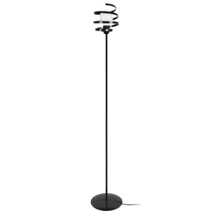 Lampadaire métal H160cm noir ;Abat-jour: noir
