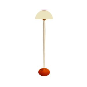 Lampadaire métal  jaune 43  cm