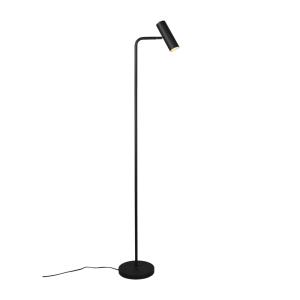 Lampadaire métal noir mat