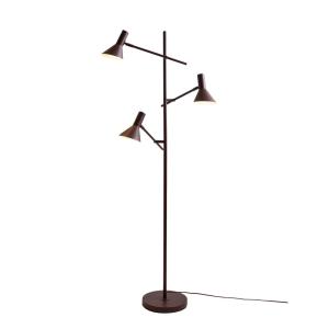 Lampadaire métal rouge 59x42x171cm