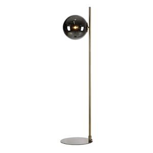 Lampadaire métal verre h134cm laiton