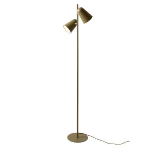 Lampadaire métal vert 28x28x145cm