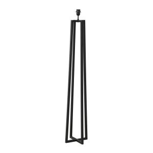 Lampadaire noir métal 25x25x130cm