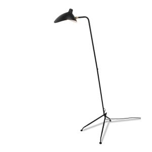 Lampadaire nordique en métal blanc, E27, H160 cm