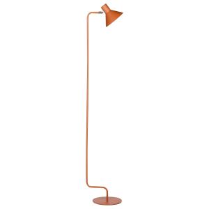 Lampadaire réglable métal orange