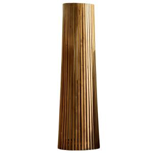 Lampadaire solaire Bois Bois h120cm
