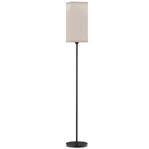 Lampadaire sur pied salon interrupteur à pied effet lin noi…