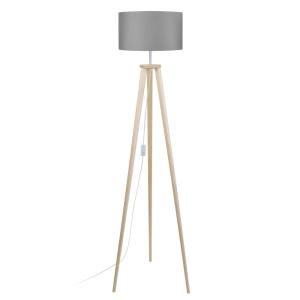 Lampadaire TOSEL ,bois,naturel, H 150xD50xP50cm