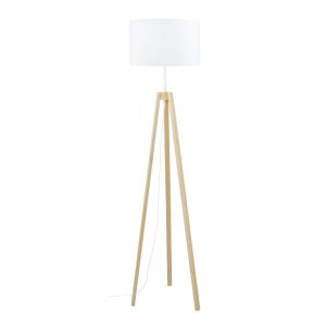 Lampadaire TOSEL ,bois,naturel, H 155xD35xP35cm