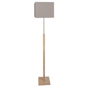 Lampadaire TOSEL ,bois,naturel, H 156xD30xP30cm