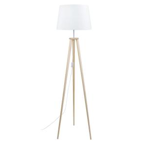 Lampadaire TOSEL ,bois,naturel , H155xD40xP 40cm