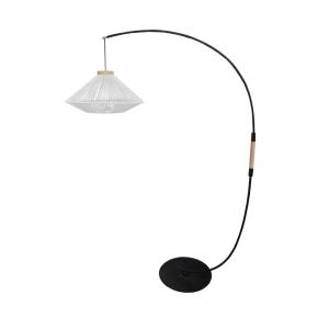 Lampadaire TOSEL ,métal,Blanc ,H 195x D43xP110cm