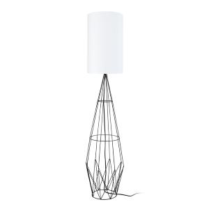Lampadaire TOSEL ,métal,Noir ,H165xD30xP30cm