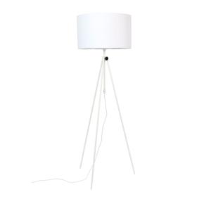 Lampadaire trépied - Blanc