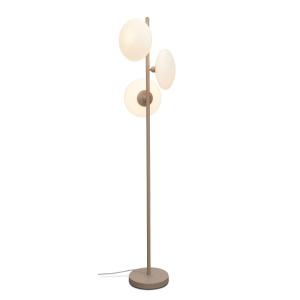 Lampadaire verre gris 32x32x161cm