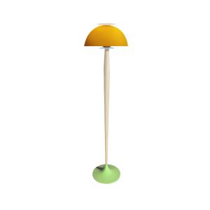 Lampadaire vertical bois orange D45xP45xH165 cm