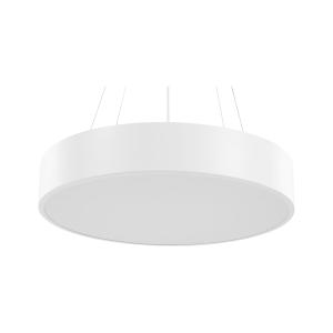 Lampe à led suspendue blanche en métal