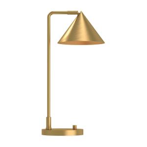 Lampe à poser Acier	Or brossé