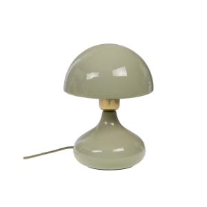 Lampe à poser amande style rétro en fer abat-jour champigno…