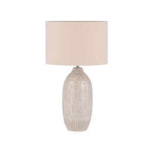 Lampe à poser céramique beige