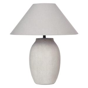 Lampe à poser céramique gris clair