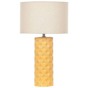 Lampe à poser céramique jaune