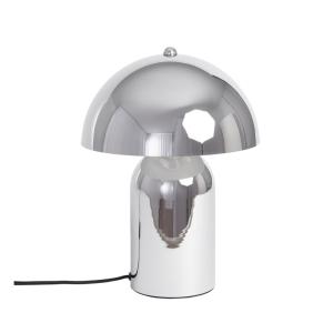 Lampe à poser champignon en métal - Chrome