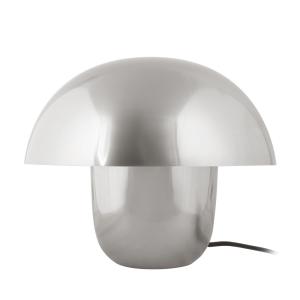 Lampe à poser champignon en métal finition métallisée - Chr…