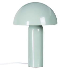 Lampe à poser champignon en métal vert menthe 22x22x31.5cm