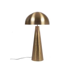 Lampe à poser champignon métal doré brossé